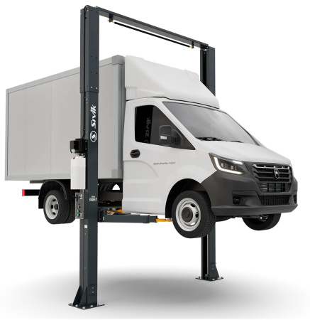 Двухстоечный электрогидравлический подъемник ПГА-5000/1 (высокая версия для LCV) Двухстоечный электрогидравлический подъемник ПГА-5000/1 (высокая версия для LCV)